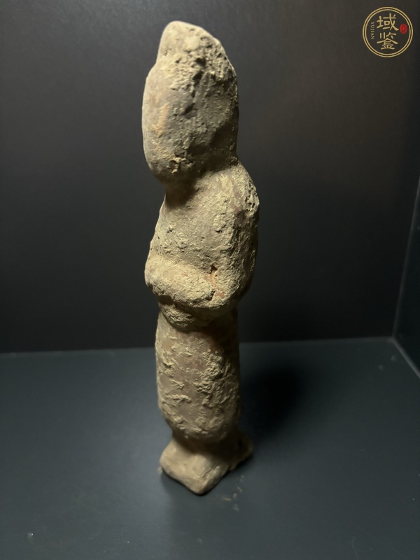 古玩陶瓷唐·瘦子俑真品鑒賞圖