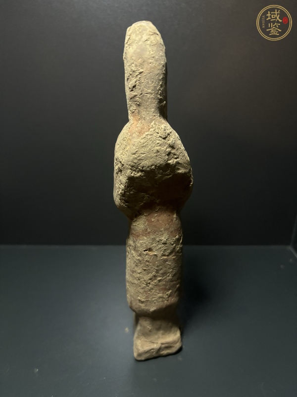 古玩陶瓷唐·瘦子俑真品鑒賞圖