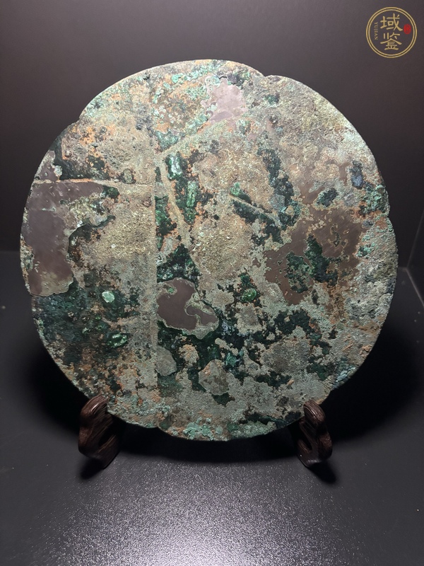 古玩銅器唐·蝶戀花鏡真品鑒賞圖