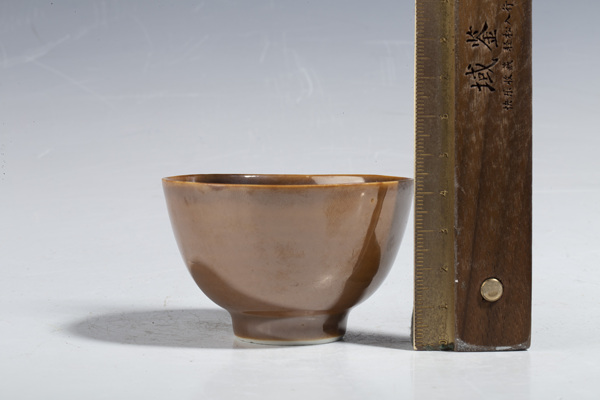 古玩陶瓷清中·紫金釉杯拍賣，當前價格1200元